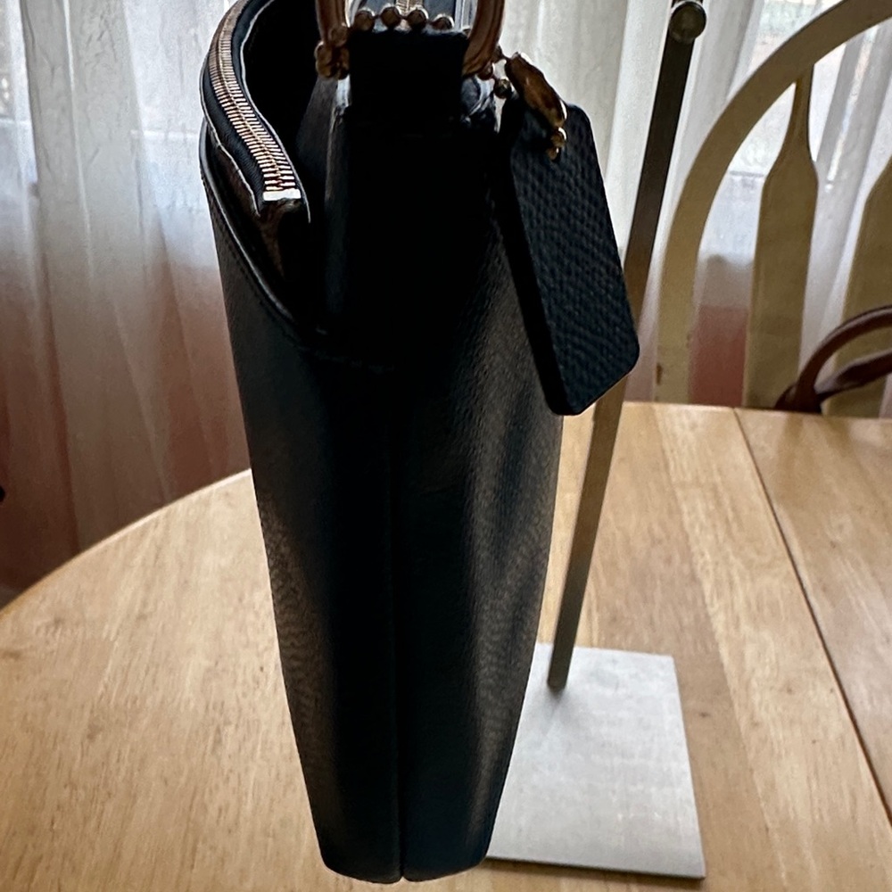 Coach Teal and Tan Shoulder Bag - Picture 7 of 11
